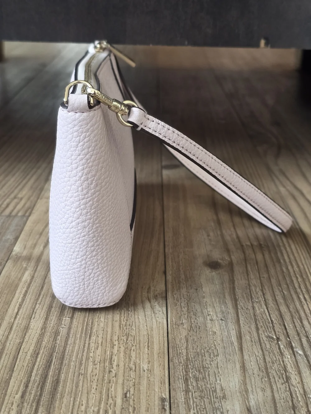 kate spade Blush Pebbled Leather Shoulder Wristlet - Pale Blush